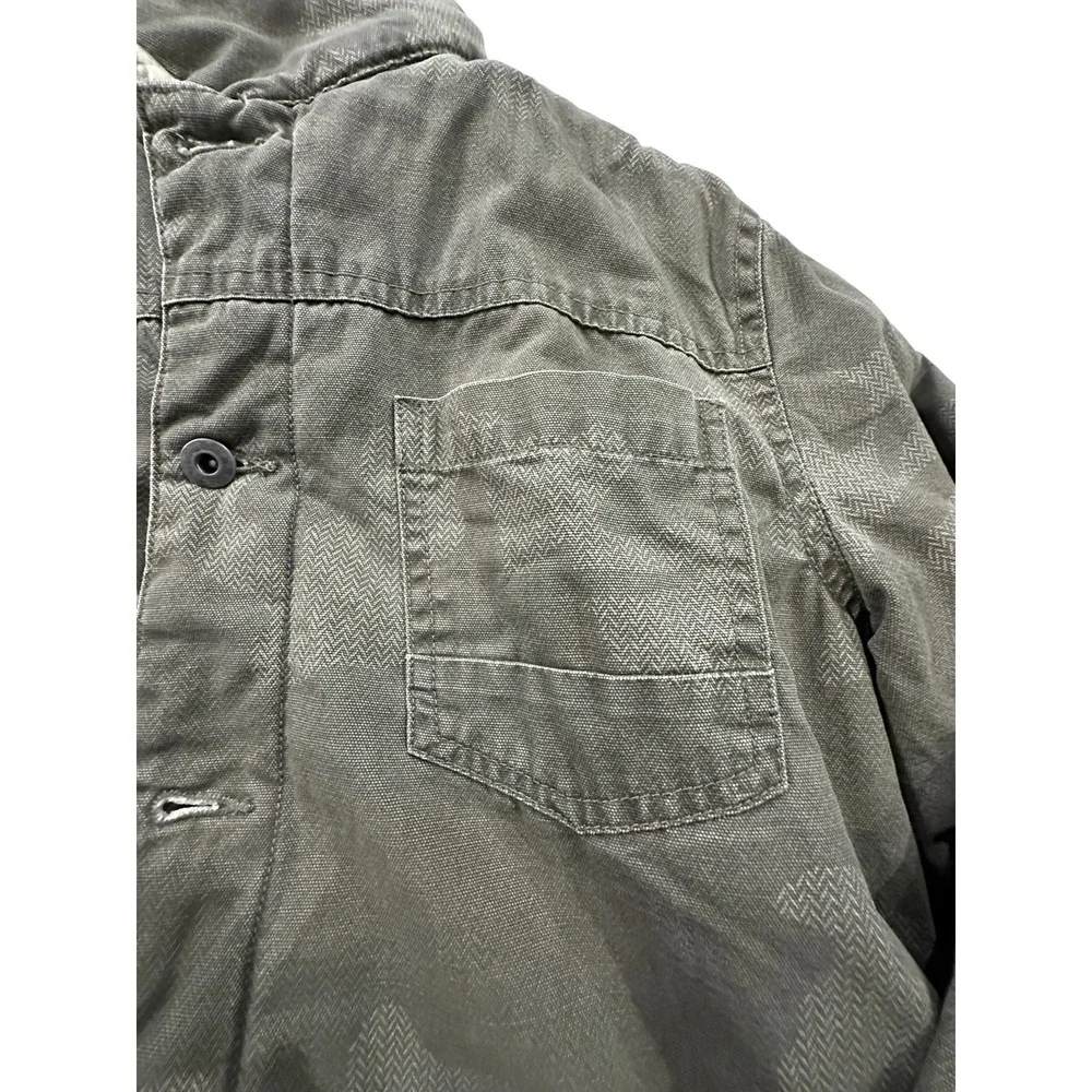 Cat & Jack Jacket Youth Size L (12-14) Green Camo Full Zip Hoodie Fleece‎ Lined